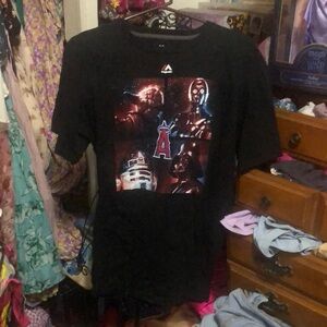 Black Graphic Short Sleeve Tee